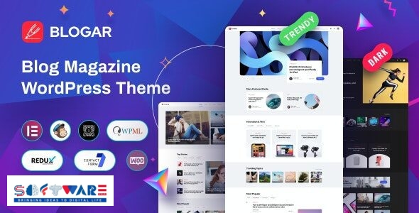 Blogar 1.2.8 – Blog Magazine WordPress Theme