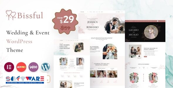 Bissful 1.3 – Wedding & Event WordPress Theme