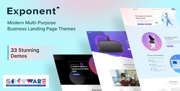 Exponent 1.3.0.5 – Modern Multi-Purpose Business WordPress theme