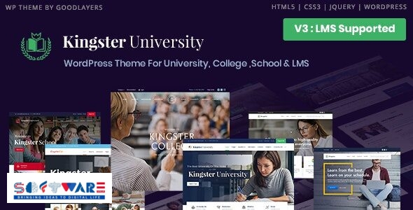 Kingster 3.2.1 – Education, School WordPress
