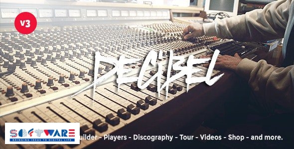Decibel 3.6.8 – Professional Music WordPress Theme