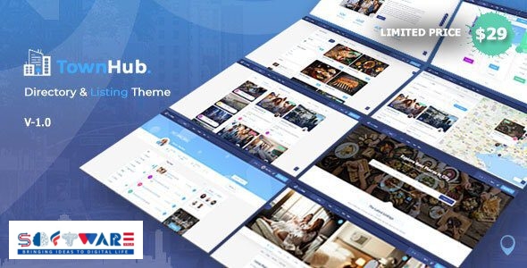 TownHub 1.8.0 – Directory & Listing WordPress Theme