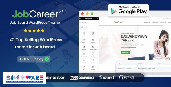 JobCareer 6.4 – Job Board Responsive WordPress Theme