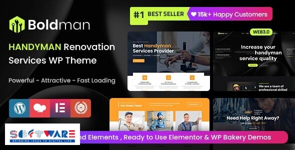 Boldman 6.7.0 – Handyman Renovation Services WordPress Theme