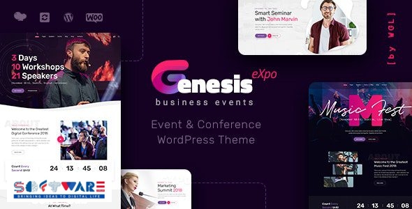 GenesisExpo 1.4.10 – Business Events & Conference WordPress Theme